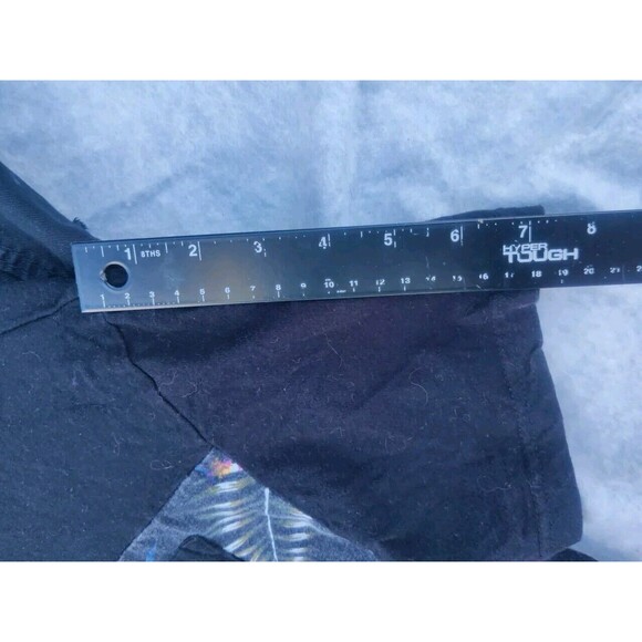 WXYZ Mf Co TShirt Floral Hawaiian Tropical Black Mens Size S Small Short Slv Top - Picture 12 of 12